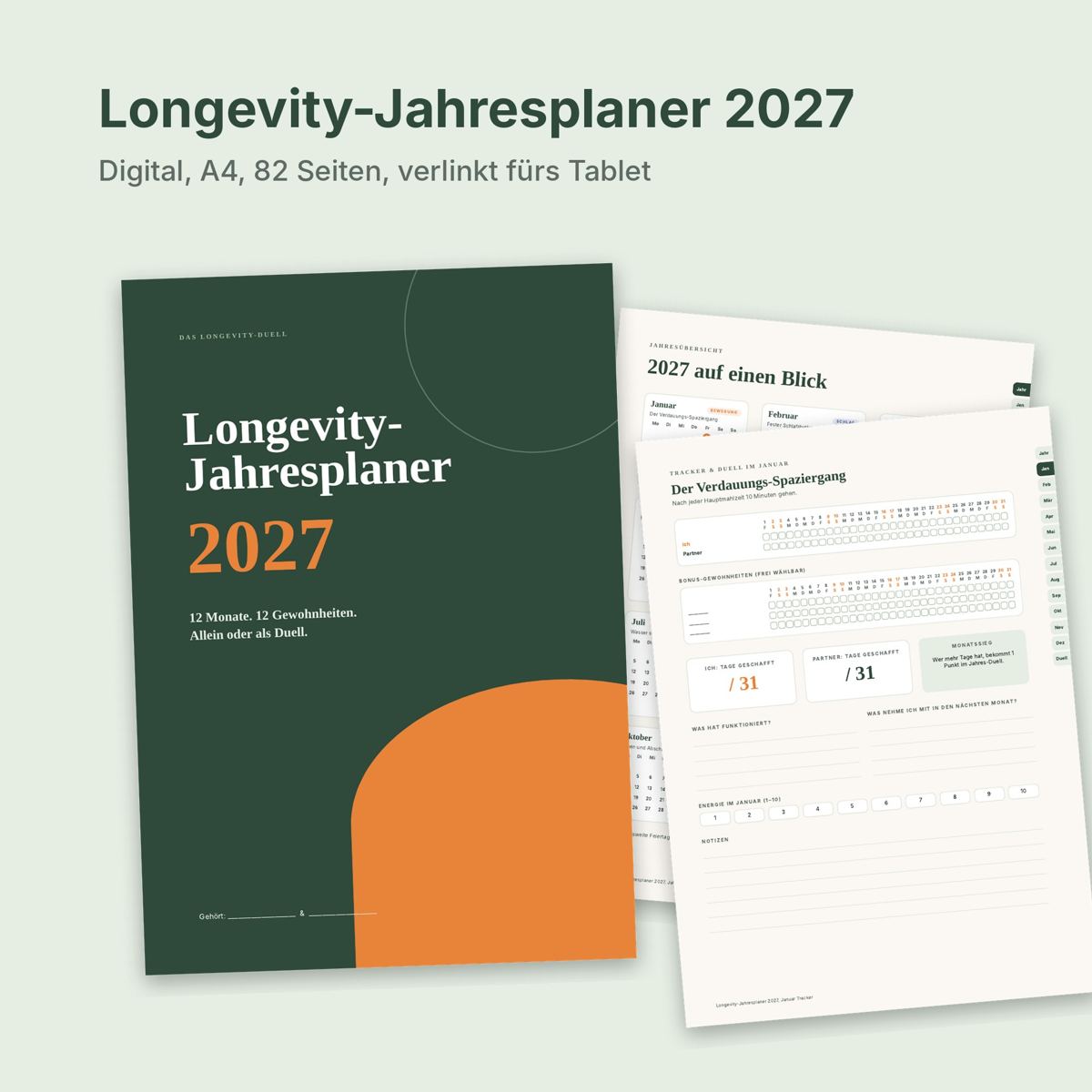 Longevity-Jahresplaner 2027